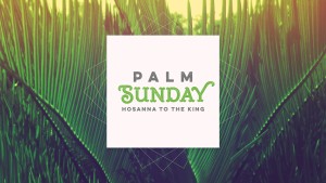Palm Sunday Hosanna to the King